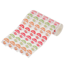 Spice Label Stickers Met Niveaumeting Voor Pittig Voedsel