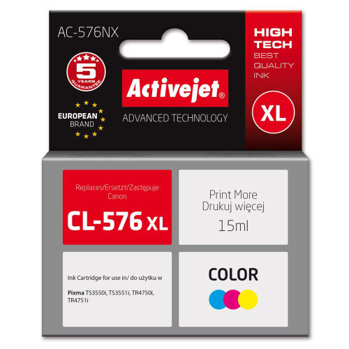 Cartucho de tinta ActiveJet AC-576NX XL 15 ml