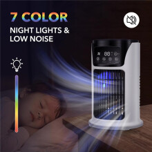 Mini Climatizador Evaporativo USB com Humidificador para Casa