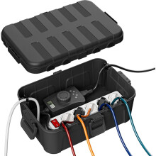 Caja de cables impermeable extragrande, caja eléctrica exterior resistente a la intemperie IP54 para regletas y enchufes, duradera.