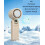 Handventilator, draagbare turboventilator met koelend effect, 3-in-1 handventilator 3