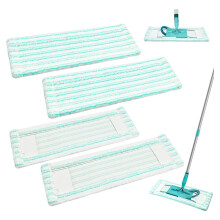 Fundas de repuesto de 4 almohadillas de microfibra para mopa de limpiador de pisos, compatibles con Profi XL, limpieza amigable con la espal