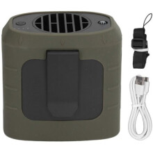 Ventilador portátil para el cuello, batería de 8000 mAh, 3 velocidades, potente flujo de aire, ventilador portátil manos libres para obras d