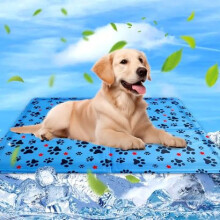 Alfombrilla refrescante para perros y gatos, cojín refrescante para perros, alfombrilla refrescante para mascotas, impermeable y fácil de li