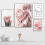Βελτιώστε τη διακόσμησή σας με αφίσα Pink Rose, 22x32 ιντσών, διαχρονική και αδιάβροχη 3