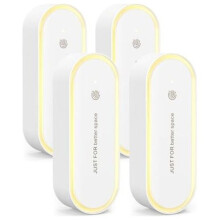 Repelente ultrasónico enchufable para mosquitos, ratones, arañas, cucarachas, pulgas y ácaros en interiores, paquete de 4