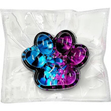Juguete antiestrés con forma de pata de gato blandito, accesorio de escritorio de gelatina TPR, coleccionable multicolor para la oficina y e