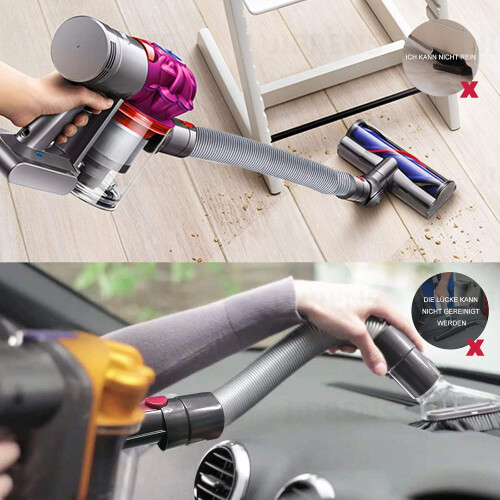 Dyson Vacuum Companion, Εύκαμπτος Σωλήνας Επέκτασης για Διπλάσια Μακρύτερη Από την Αρχική, 1