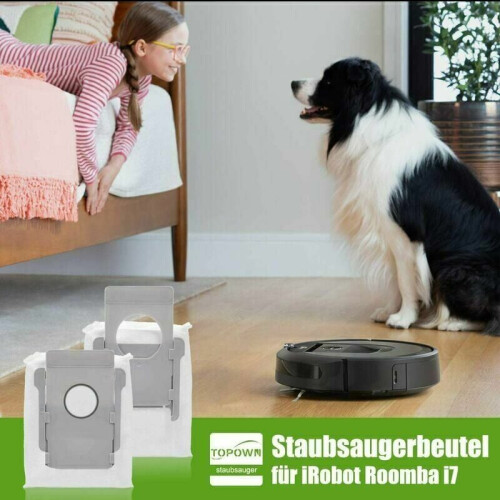 Σακούλες ηλεκτρικής σκούπας για iRobot Roomba, Καθαρή βάση, Αυτόματη απόρριψη βρωμιάς, 1