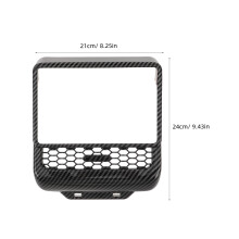 Auto Achter Air Vent Outlet Cover ABS Zwart