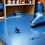 Blauwe Motor Olieafvoerschroef Met Rubberafdichting 3