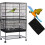 Adjustable Bird Cage Cover, Extra Large Seed Catcher Net with Drawstring for Parrots, Fine Mesh Guard for Round and Squa 1