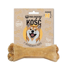 PAKA ZWIERZAKA Bone with goat M 12 cm - dog treat - 55g