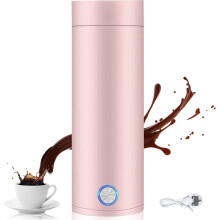 Portable Electric Kettle 400 ml, Fast Boil in 5 Minutes, Stainless Steel Travel Kettle for Tea, Coffee and Baby Milk