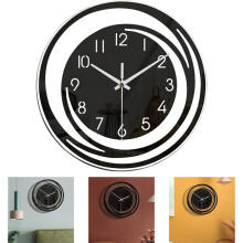 Silent Wall Clock, Decorative Wall Decor, 30 x 30 cm, Modern Minimalist Design for Living Room, Bedroom and Office