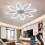 Adjustable 90W LED Ceiling Fan Light, Separate Light and Fan Control, Modern Ceiling Lamp 1