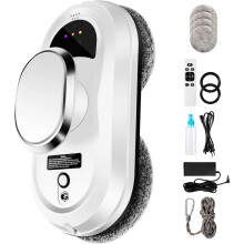 Window Cleaning Robot 80W, 2800Pa Suction, Window Vacuum Cleaner with UPS Power Failure Protection