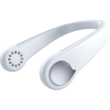 Portable Bladeless Neck Fan, Silent USB Rechargeable Cooling Fan with 360-Degree Airflow, Hands-Free Mini Neck Fan for O