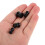 4Paren Zwarte Obsidiaan Oor Pluggen Design Draagcomfort 7