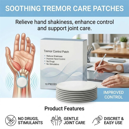 (1box(10pcs)) Steadyhands Tremor Control Patch, Steady Hands Control Patch - Hand Stabilizer 1