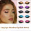 (Orange) Eyelash Stickers Adjustable Quick Eye Makeup Eyeshadow Eyelash Combination Reusable False Eyelashes For Beginner 2