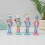4Pcs Wooden Nutcracker Candy Ornaments Set for Christmas Decorations 2