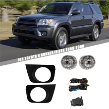 Ensemble de Phares Antibrouillard Avant avec Faisceau de Câbles et Interrupteur pour  4Runner Hilux 2005-2009