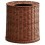 Retro Rattan Afvalbak Met Plastic Voering Badkamer 7