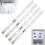 4 Pack LED Refrigerator Light Strips, Compatible Replacement Light Bars for Fridge Interior Lighting, Bright Energy-Savi 1