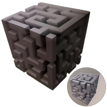 3D Wall Mural Illusion Corner Wall Decal, Removable Wall Decor for Living Room or Office, Modern Graphic Wall Decoration