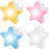 LED Star Night Light, Light-Sensitive Plug-In Night Lamp for Socket, 80 x 80 mm, Soft Warm Glow 1