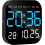 Multifunctional LED Wall Clock with Remote Control, Timing, Countdown, Temperature Display, Blue 1