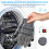 Heated Gloves with Switch, 3-Level Temperature Control, Grey, Windproof Winter Gloves for Outdoor Use 4