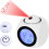 Projection Alarm Clock with Night Light and Temperature Display, LED Digital Clock, White, Home Bedroom Use 3