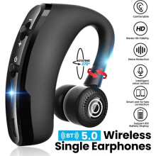 Bluetooth Wireless Headset with Microphone, Noise Cancelling Hands-Free Headphones for Calls and Music