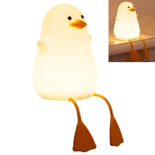 Night Light, Kids Bedside Lamp with Touch Switch, 30-Minute Timer, 8 to 12 Hours Continuous Light, 3-Level Warm Light, S