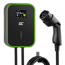Carregador Wallbox GC EV PowerBox 22kW com cabo Tipo 2 para carregamento de carros elétricos e híbridos plug-in