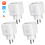4-Pack Smart WiFi Plug with App Control, 16A 3520W, Timer Function, Wireless Socket for Home Automation 1