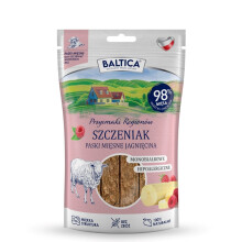 BALTICA Przysmaki Regionów Puppy Mono Meat Strips Lamb - dog treat - 90 g