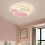 LED Cloud Ceiling Light, Dimmable 57W, 55 cm, Childrens Room Light, Stepless Dimming, Remote Control, Timer Function, Mo 2
