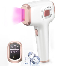 Dispositivo per la rimozione dei peli a luce pulsata (IPL) con funzione di raffreddamento, 999.999 impulsi luminosi, 9 livelli di energia, p