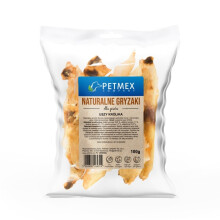 Luonnollinen koiran herkkupala, kuivatut kaninkorvat, Petmex 100g