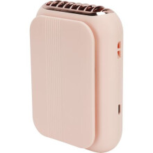 Ventilatore da collo portatile 3 in 1, mini ventilatore USB senza pale per uso domestico e all'aperto, rosa