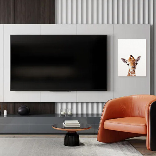Στοιβαγμένος καμβάς με ζώα σαφάρι, 20"x30", πίνακας ακουαρέλας υψηλής ευκρίνειας, 1