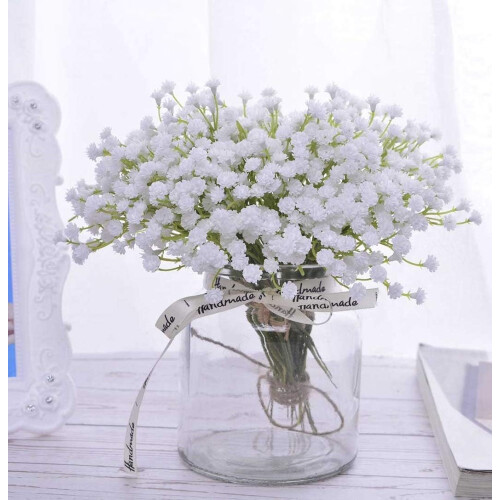 Τεχνητά Λουλούδια, Μπουκέτο Γυψοφίλων Babys Breath, 10 τεμάχια Τεχνητά Λουλούδια με 1