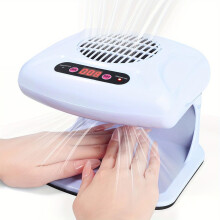 Secador de unhas automático de 300 W com temporizador, ar quente e frio, para mãos e pés, adequado para esmalte, ideal para uso doméstico.