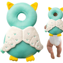 Mochila de proteção para a cabeça do bebê, almofada de segurança ajustável para crianças pequenas engatinharem e andarem, almofada de segura