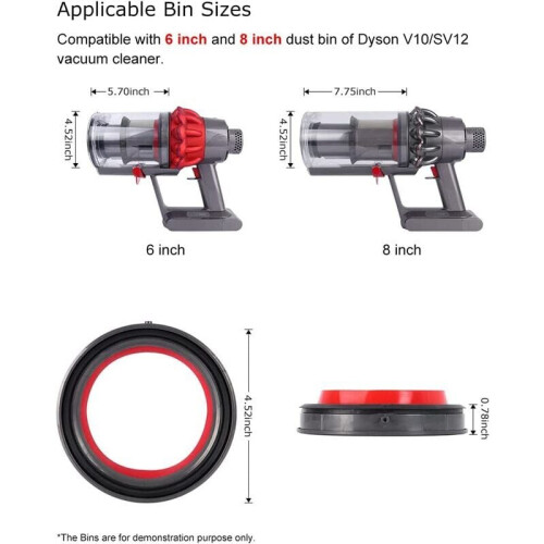 Αξεσουάρ ηλεκτρικής σκούπας για Dyson V10SV12, Βελτιωμένη αναρρόφηση με στεγανοποίηση 1
