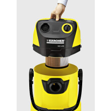 Cartouche filtrante haute performance, compatible avec l'aspirateur eau et poussière WD5200M, construction robuste résistante à l'usure, filtre