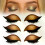 (Black) Eyelash Stickers Adjustable Quick Eye Makeup Eyeshadow Eyelash Combination Reusable False Eyelashes For Beginner 3
